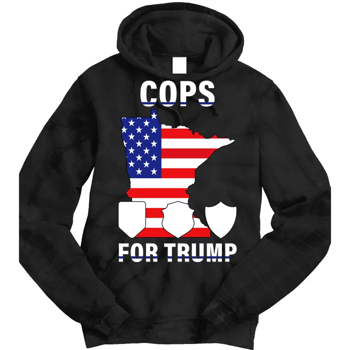 Cops For Trump Tie Dye Hoodie