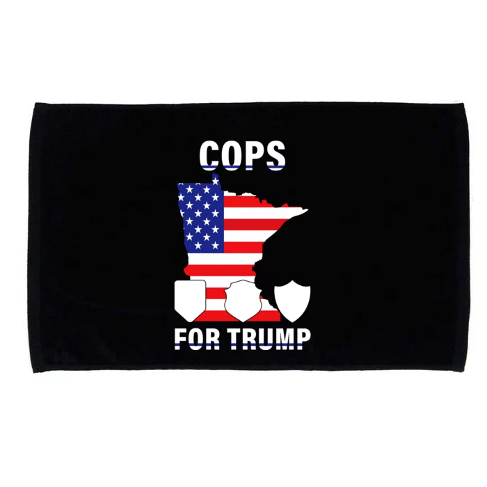 Cops For Trump Microfiber Hand Towel