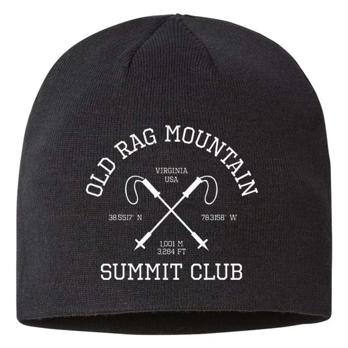 Climbed Old Rag Mountain Summit Club Hike Virginia Usa 8 1/2in Sustainable Knit Beanie