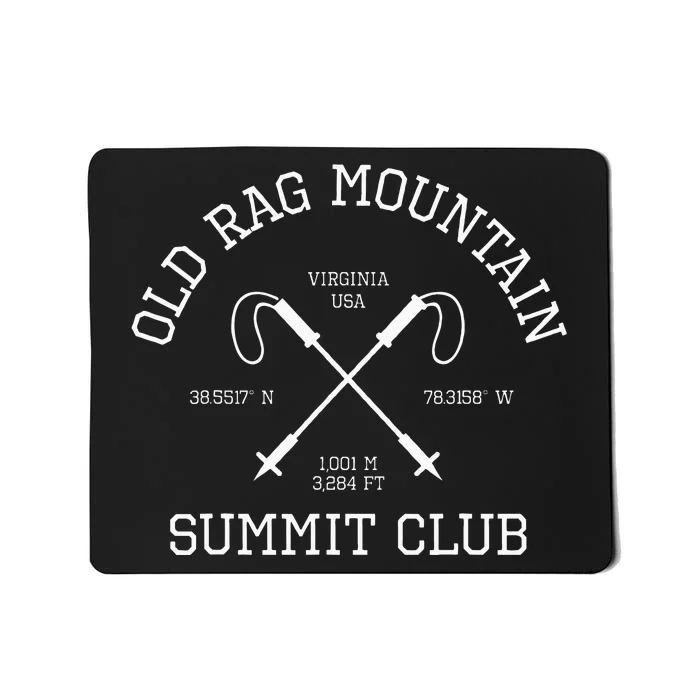 Climbed Old Rag Mountain Summit Club Hike Virginia Usa Mousepad