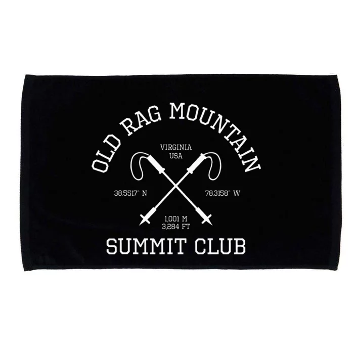 Climbed Old Rag Mountain Summit Club Hike Virginia Usa Microfiber Hand Towel