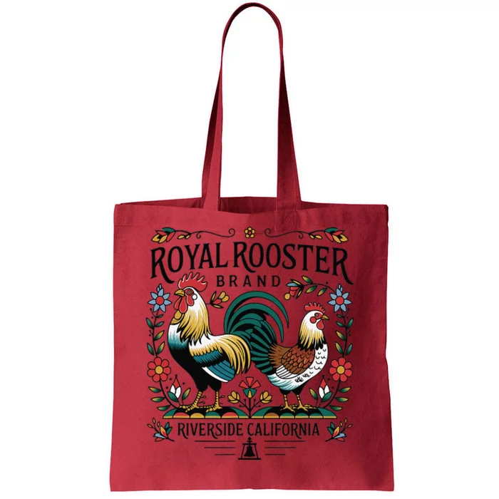 City Of Riverside California Royal Rooster Brand Tote Bag