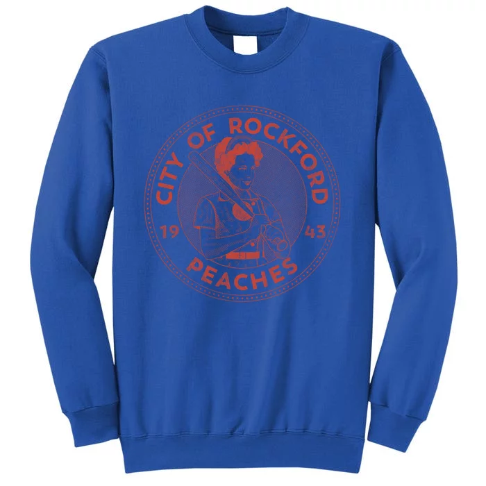 City Of Rockford Peaches Baseball Gift Sweatshirt