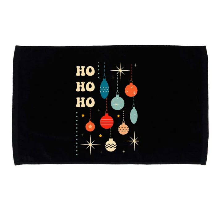 Christmas Ornaments Retro Winter Holiday Seasonal Microfiber Hand Towel