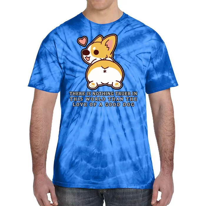 Corgi Butt Love A Dog Tie-Dye T-Shirt