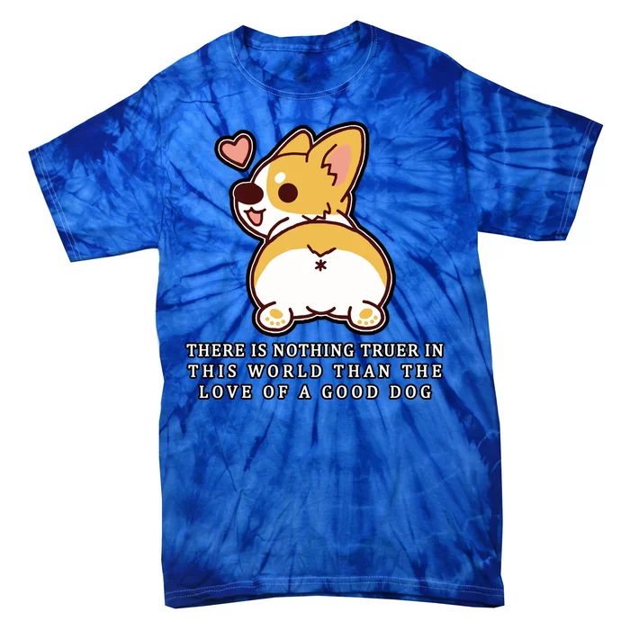 Corgi Butt Love A Dog Tie-Dye T-Shirt