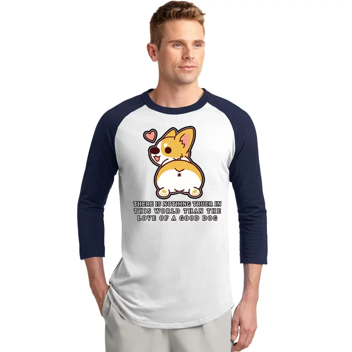 Corgi Butt Love A Dog Baseball Sleeve Shirt