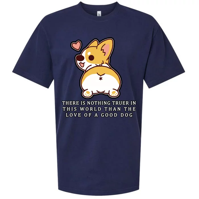 Corgi Butt Love A Dog Sueded Cloud Jersey T-Shirt