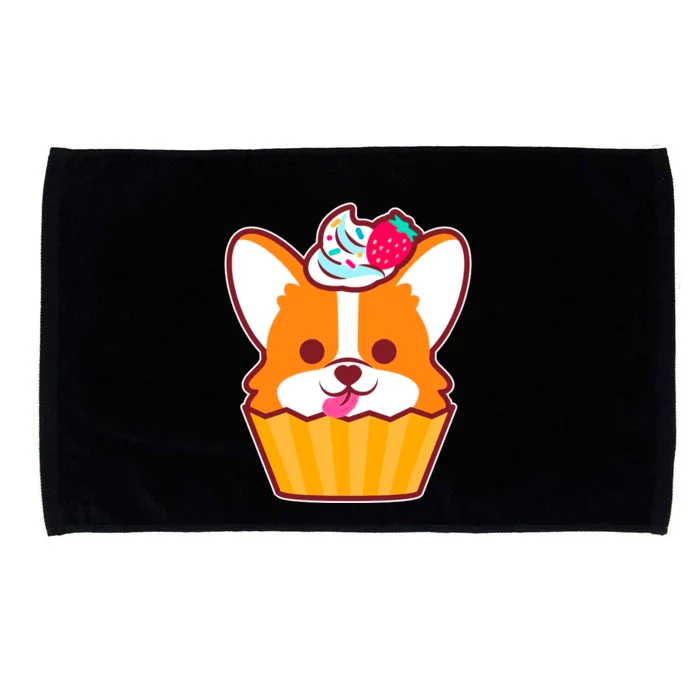 Corgi Cupcake Kawii Microfiber Hand Towel