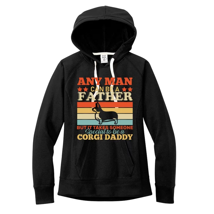 Corgi Father Women's Fleece Hoodie