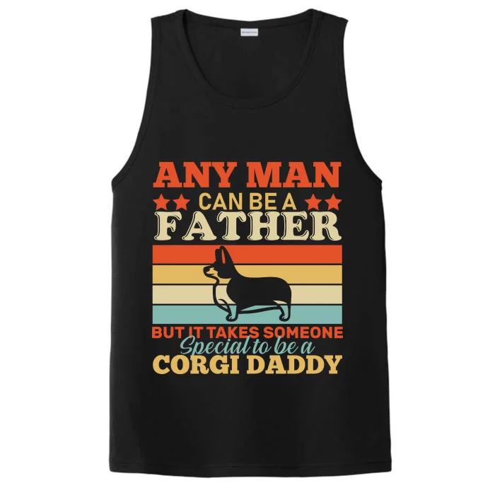 Corgi Father Performance Tank