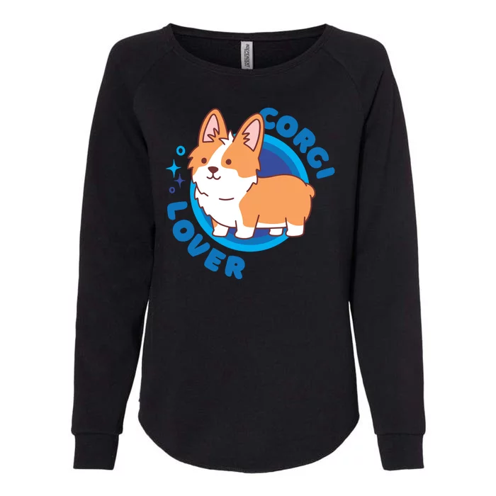 Corgi Lover Womens California Wash Sweatshirt