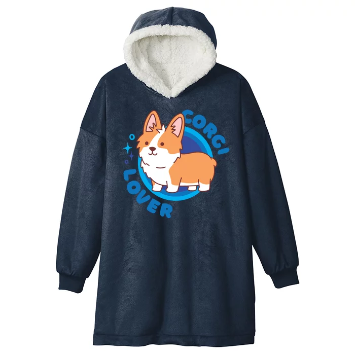 Corgi Lover Hooded Wearable Blanket