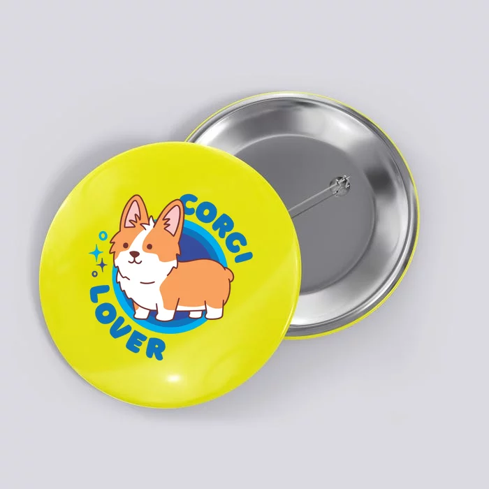 Corgi Lover Button