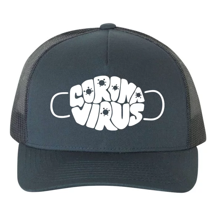 Corona Virus Face Mask Yupoong Adult 5-Panel Trucker Hat