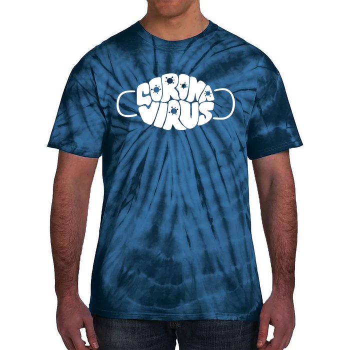 Corona Virus Face Mask Tie-Dye T-Shirt