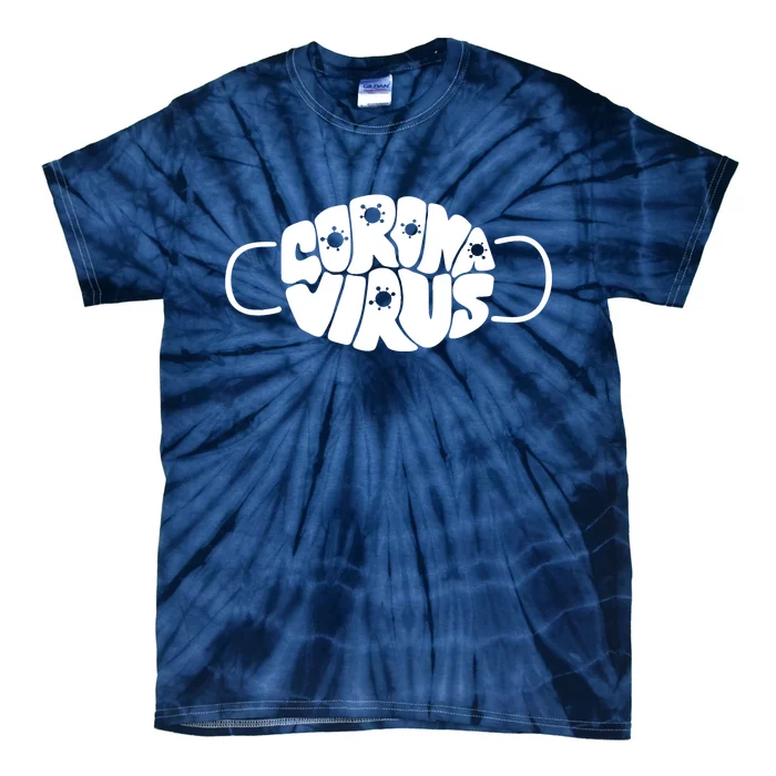 Corona Virus Face Mask Tie-Dye T-Shirt