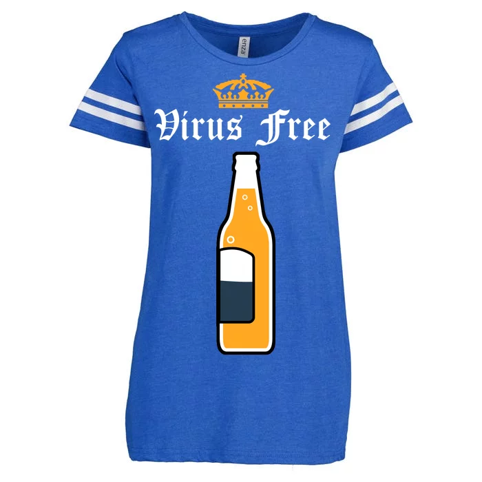 Corona Virus Free Enza Ladies Jersey Football T-Shirt