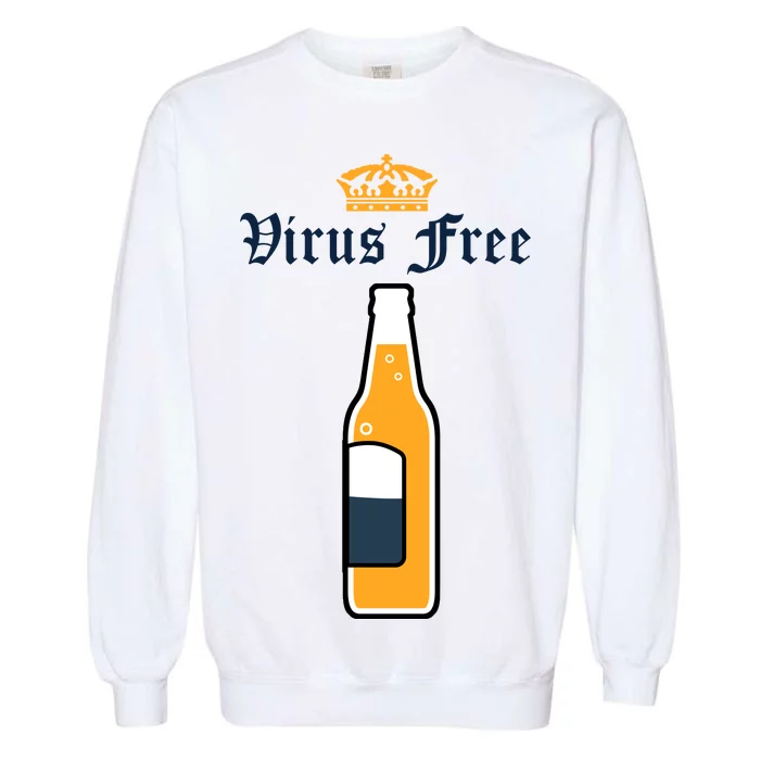 Corona Virus Free Garment-Dyed Sweatshirt