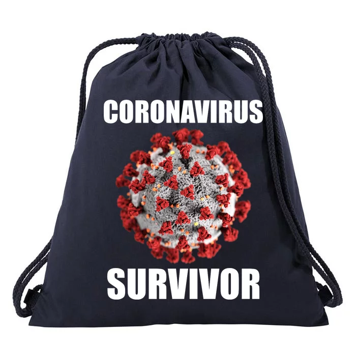 Coronapocalpse Survivor Drawstring Bag