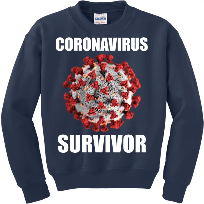 Coronapocalpse Survivor Kids Sweatshirt