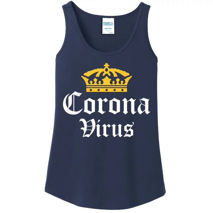 CoronaVirus Crown Logo Ladies Essential Tank