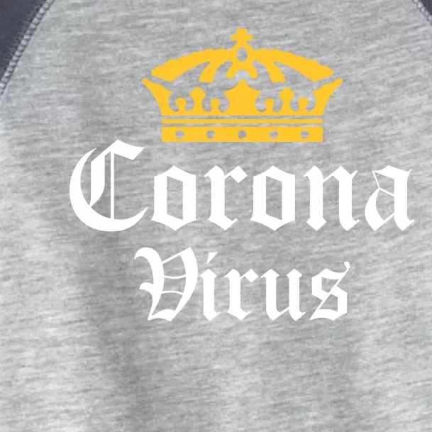 CoronaVirus Crown Logo Toddler Fine Jersey T-Shirt