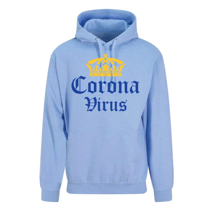 CoronaVirus Crown Logo Unisex Surf Hoodie