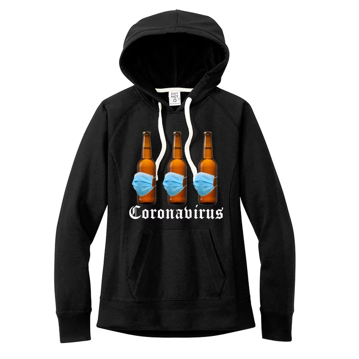 Coronavirus Funny Beer Doctor Women's Fleece Hoodie