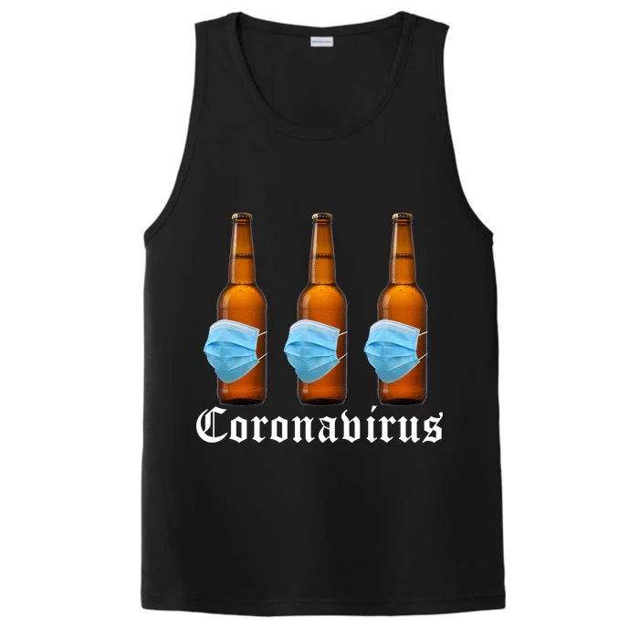 Coronavirus Funny Beer Doctor Performance Tank