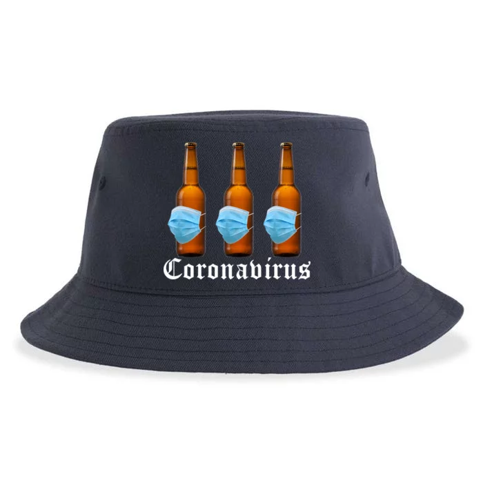 Coronavirus Funny Beer Doctor Sustainable Bucket Hat