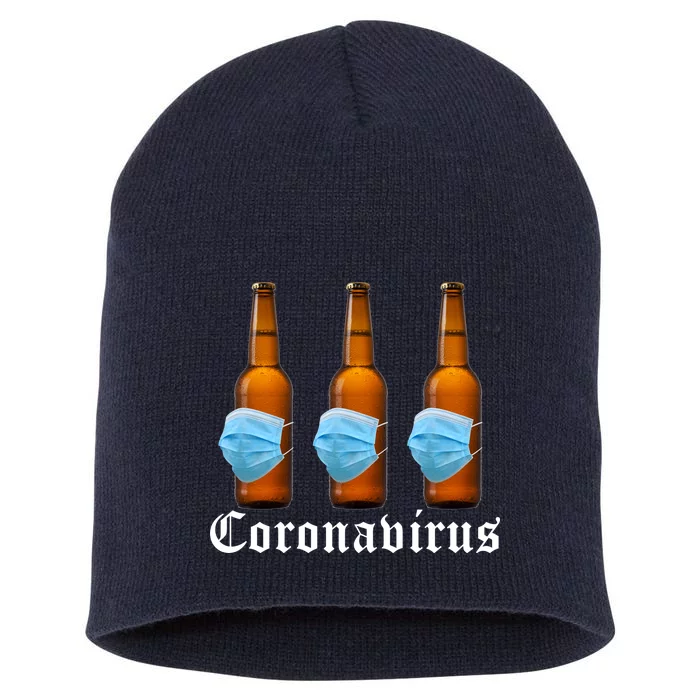 Coronavirus Funny Beer Doctor Short Acrylic Beanie