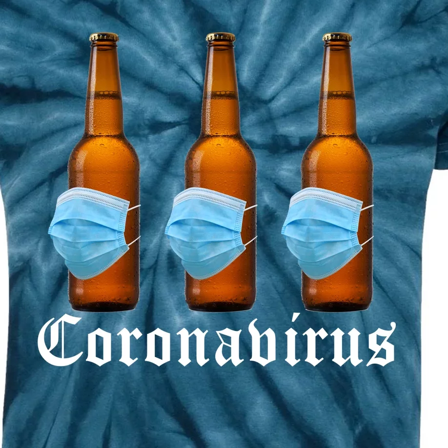 Coronavirus Funny Beer Doctor Kids Tie-Dye T-Shirt