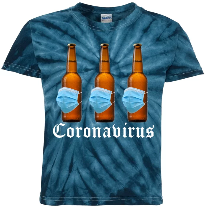 Coronavirus Funny Beer Doctor Kids Tie-Dye T-Shirt