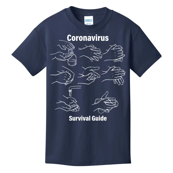 Coronavirus Survival Guide Kids T-Shirt