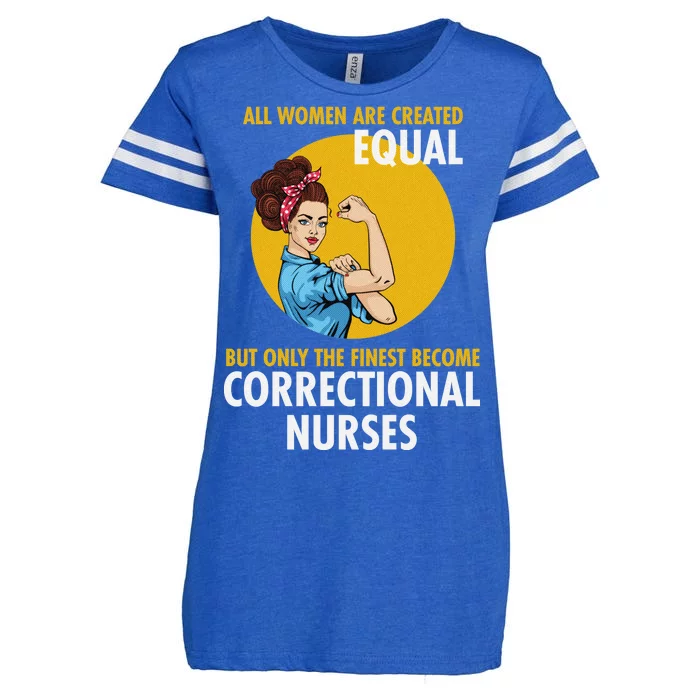 Correctional Nurse Enza Ladies Jersey Football T-Shirt