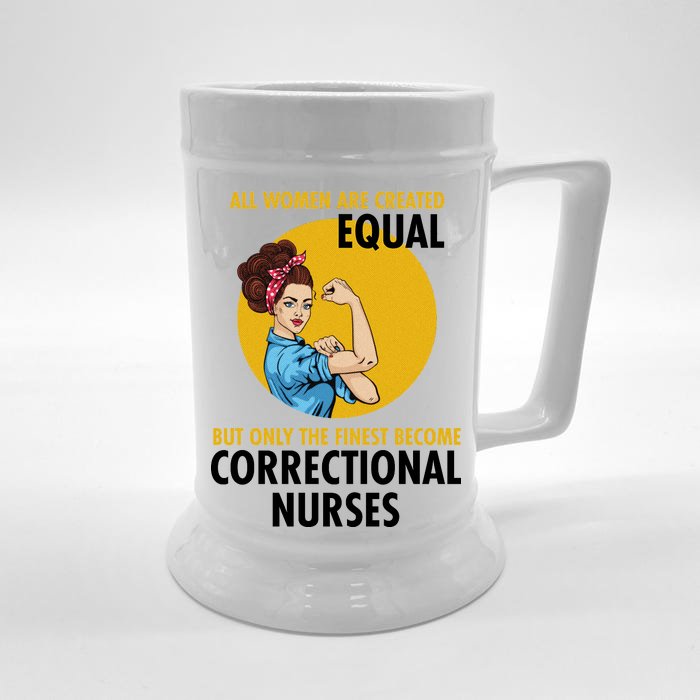 Correctional Nurse Front & Back Beer Stein