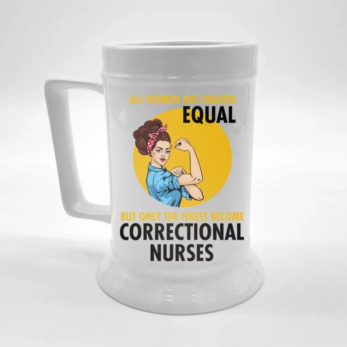 Correctional Nurse Front & Back Beer Stein