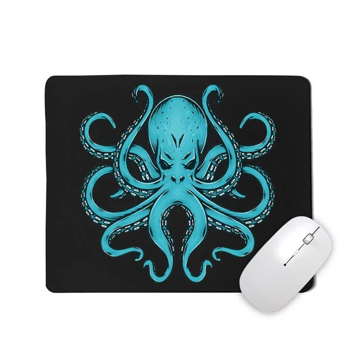 Cool Octopus Stuff Men Women Kraken Kids Octopus Mousepad