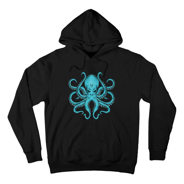 Cool Octopus Stuff Men Women Kraken Kids Octopus Tall Hoodie