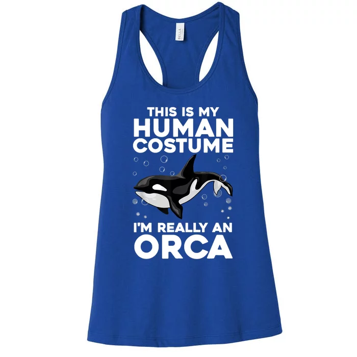 Cool Orca Sea Ocean Animal Orca Lover Women's Racerback Tank