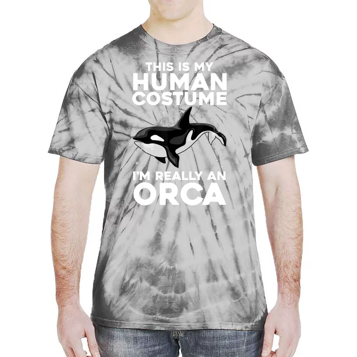 Cool Orca Sea Ocean Animal Orca Lover Tie-Dye T-Shirt