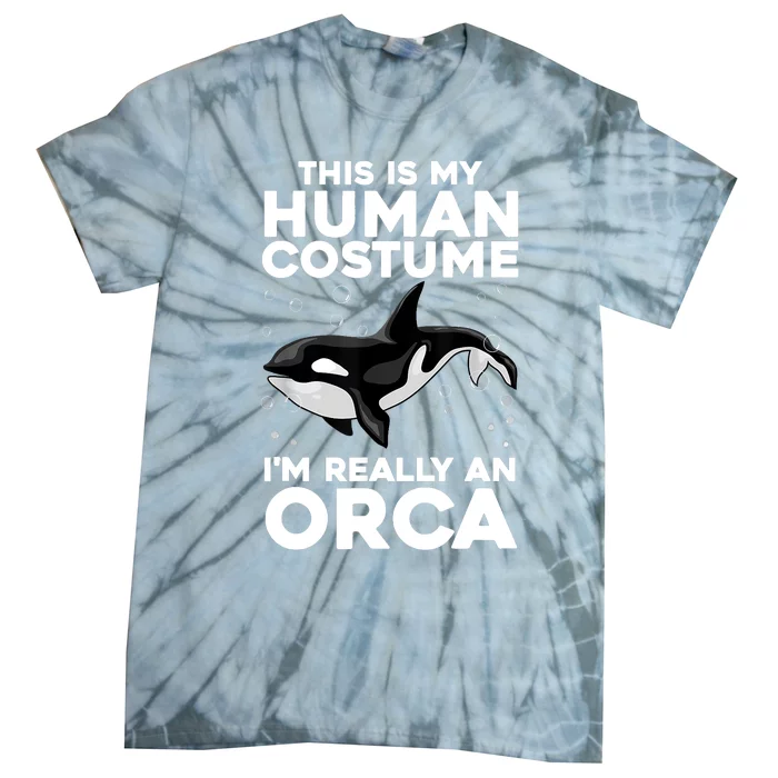 Cool Orca Sea Ocean Animal Orca Lover Tie-Dye T-Shirt