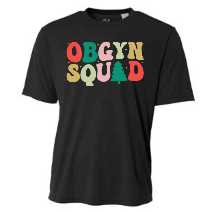 Christmas Obgyn Squad Obstetrician Gynecologist Obgyn Nurse Funny Gift Cooling Performance Crew T-Shirt