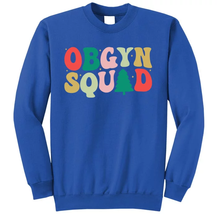 Christmas Obgyn Squad Obstetrician Gynecologist Obgyn Nurse Funny Gift Tall Sweatshirt