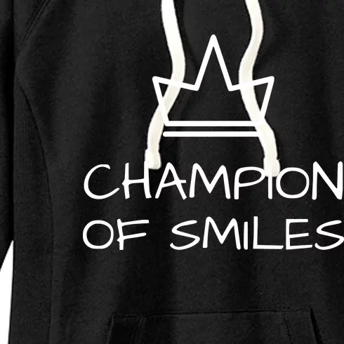 Champion Of Smiles Women's Fleece Hoodie