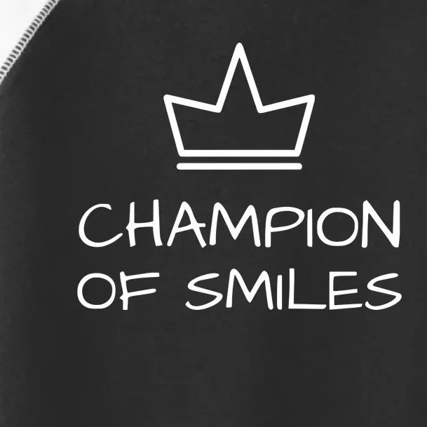 Champion Of Smiles Toddler Fine Jersey T-Shirt