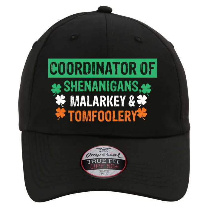 Coordinator Of Shenanigans Malarkey And Tomfoolery St Patrick Gift The Original Performance Cap