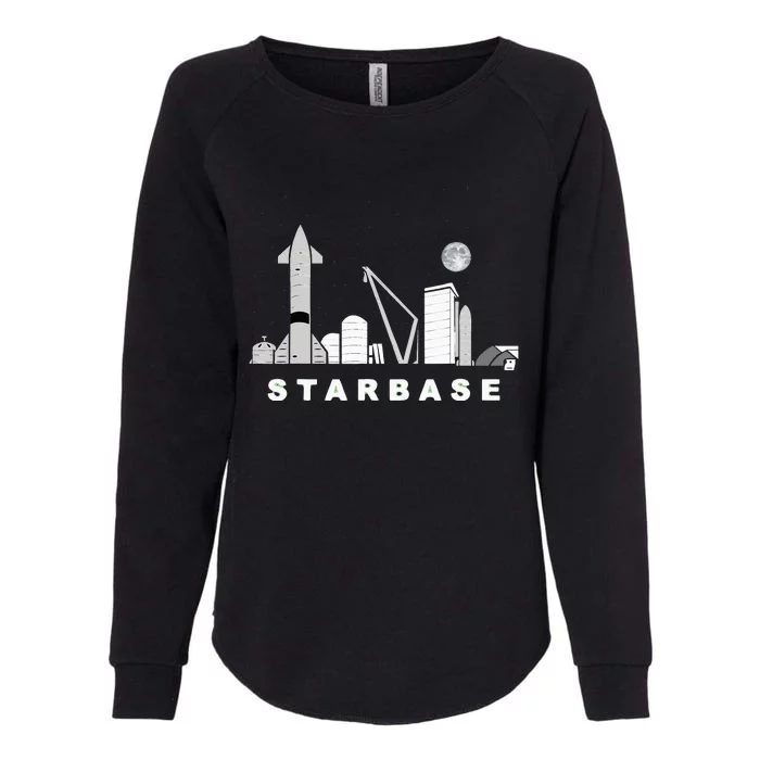 CITY OF STARBASE TEXAS STARSHIP Womens California Wash Sweatshirt