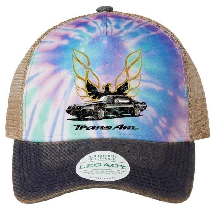 Classic Old School Muscle Car Classic American Legacy Tie Dye Trucker Hat